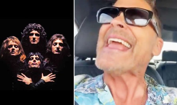 Freddie Mercury: WATCH Wayne’s World star Rob Lowe lip sync Bohemian Rhapsody in the car