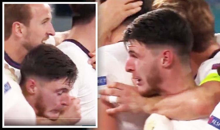 England star Declan Rice responds to Harry Kane 'chokehold' during Ukraine celebrations