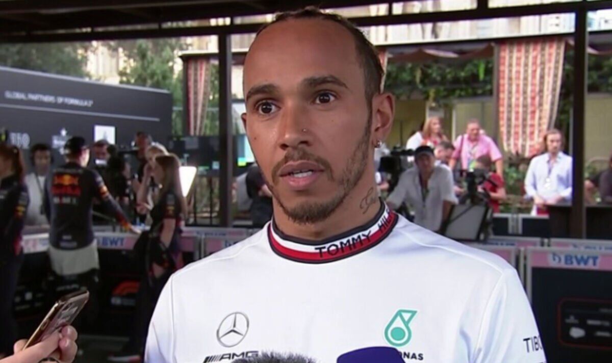 Lewis Hamilton reacts to Azerbaijan Grand Prix investigation after Lando Norris incident