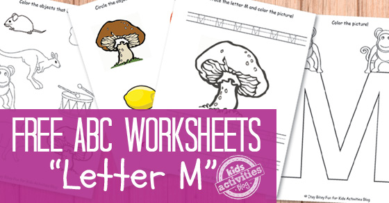 Letter M Worksheets Free Kids Printable | Kids Activities Blog