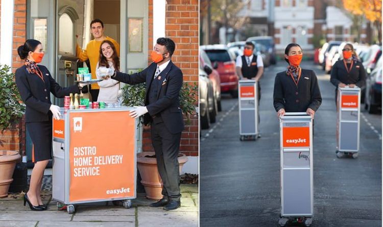 easyJet brings inflight service to front doors with new home delivery trolley service
