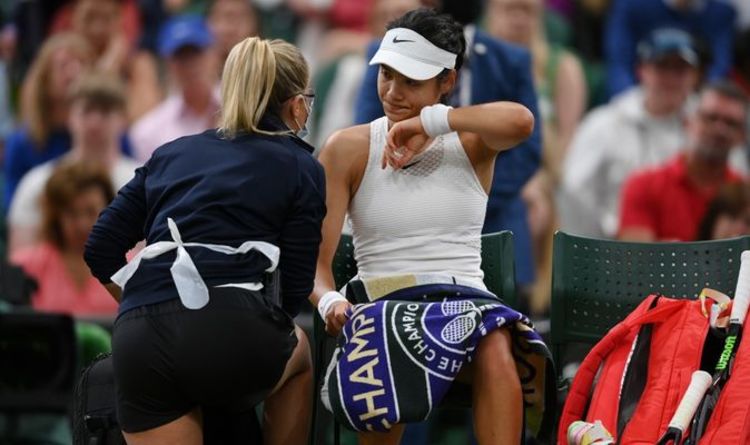 Emma Raducanu's dad breaks silence after Wimbledon star withdraws in worrying scenes