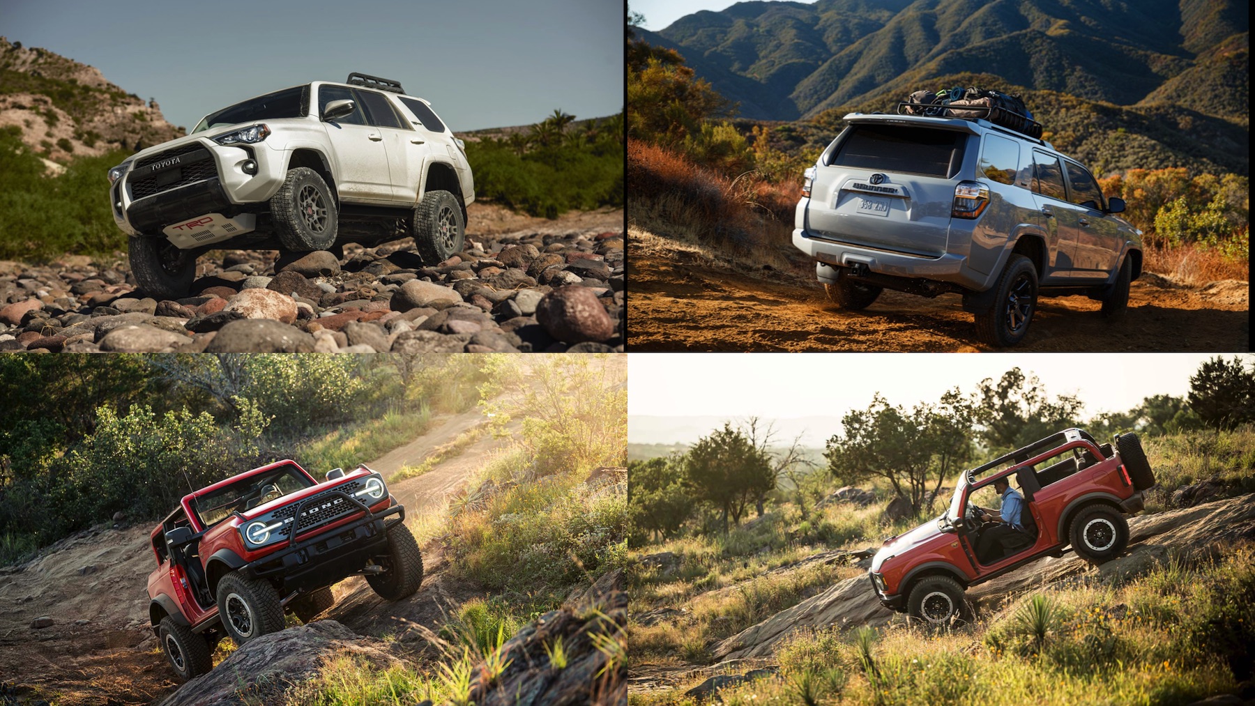 2021 Ford Bronco vs. 2021 Toyota 4Runner: Compare SUVs