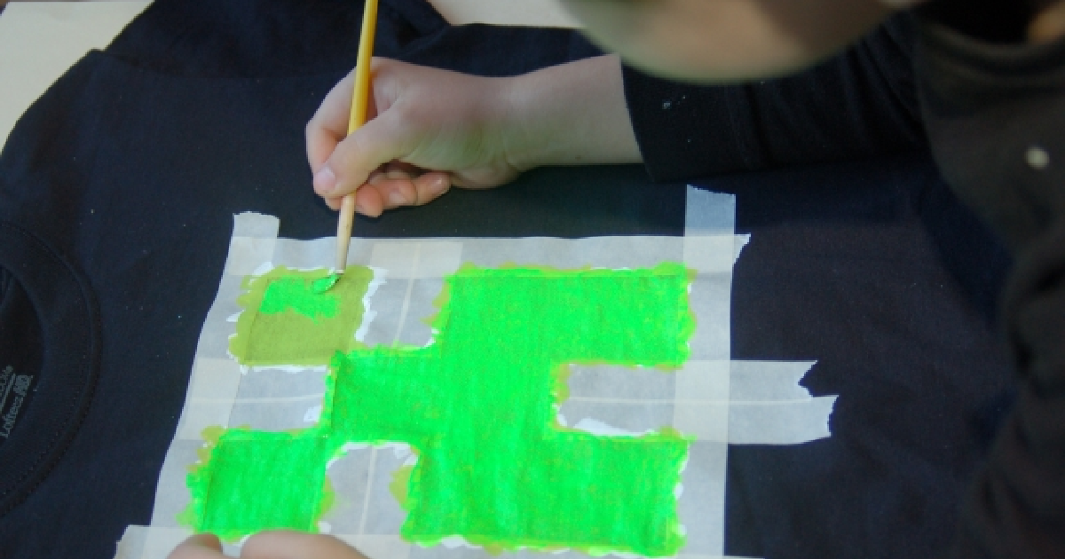 Your Child Will Love Making This Awesome Minecraft Creeper Shirt