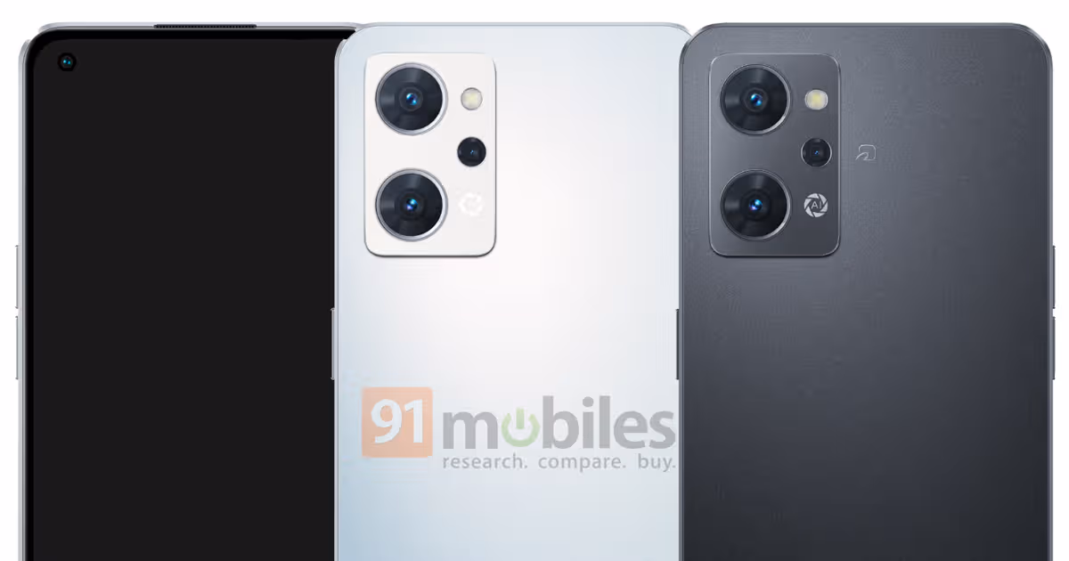 [EXCLUSIVE] Oppo Reno 7 A: first images | 91mobiles.com