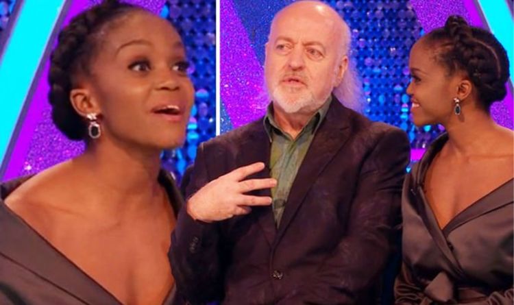 Oti Mabuse responds after Strictly viewer remarks on way she looks at partner Bill Bailey