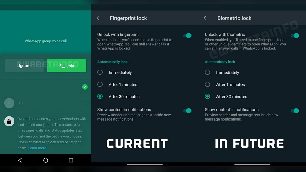 WhatsApp Testing Join Missed Calls, Biometric Lock Features: Report