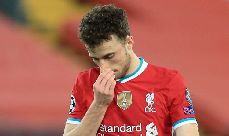 Diogo Jota injury: Liverpool confirm star to miss two months in title blow to Jurgen Klopp