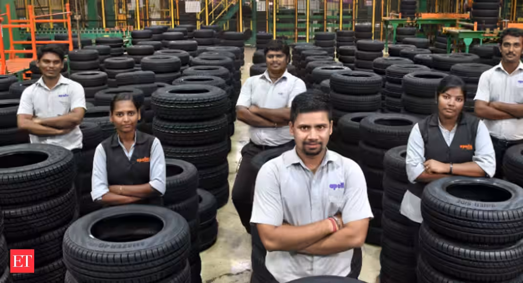 Apollo Tyres expects to meet $5-billion revenue target by 2025-26