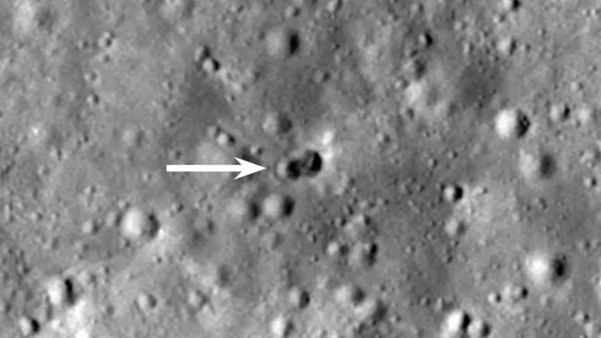 NASA's Lunar Reconnaissance Orbiter Spots Rocket Impact Site on Moon