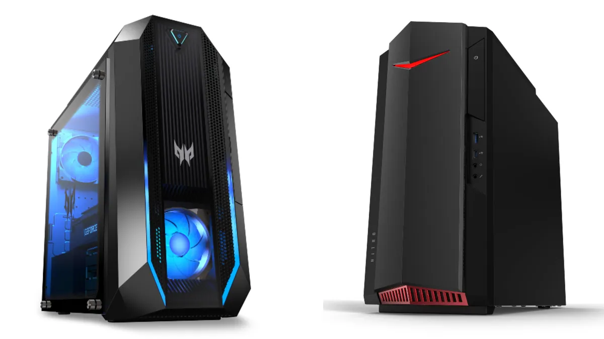 Acer Predator Orion 3000, Acer Nitro 50 Gaming Desktop PCs Refreshed