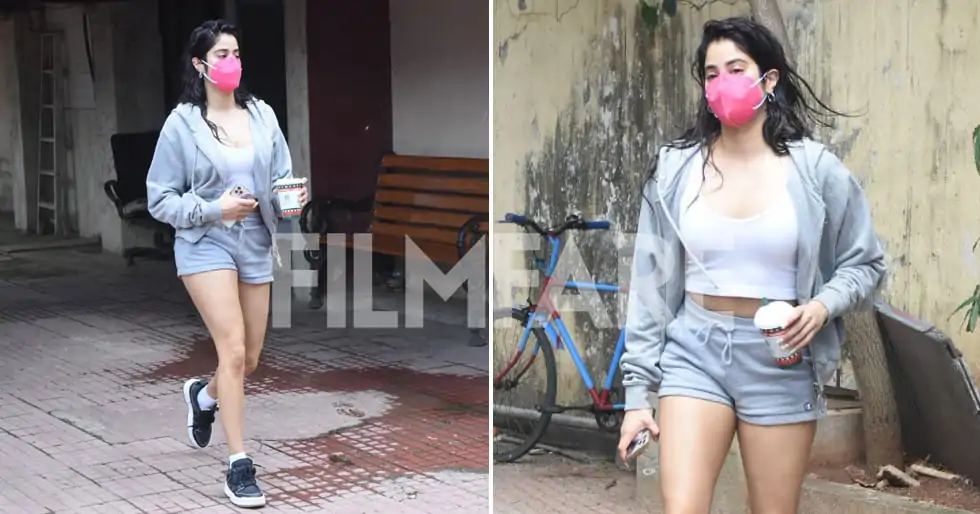 Pictures: Janhvi Kapoor and Disha Patani clicked in Mumbai