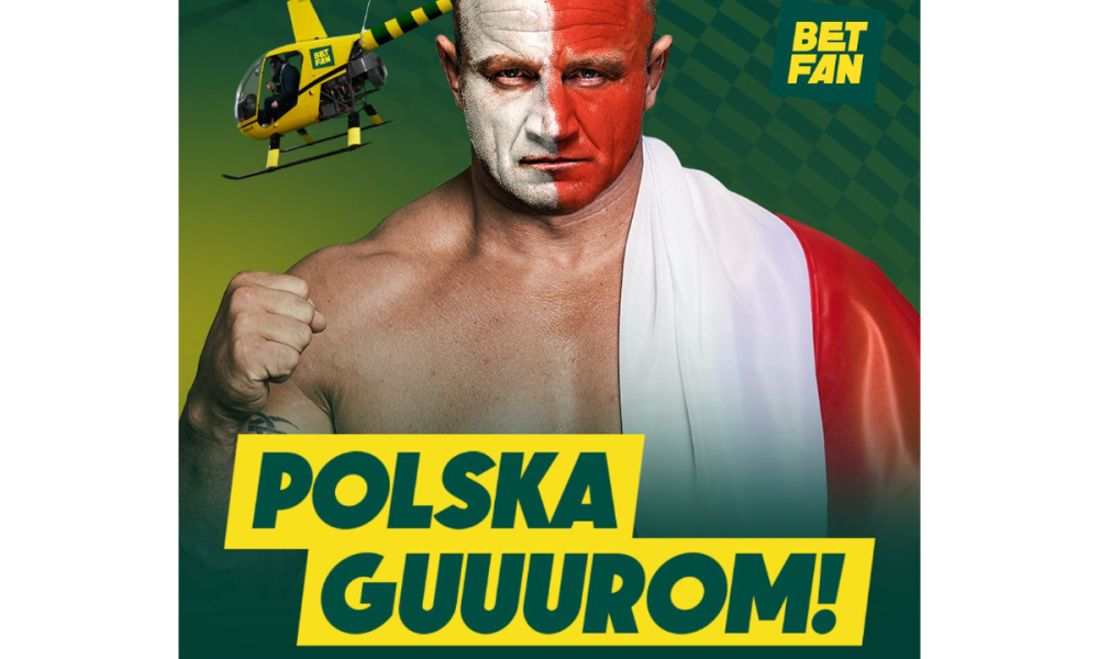 BETFAN with strongman-Pudzian in the “Go Poland!” campaign