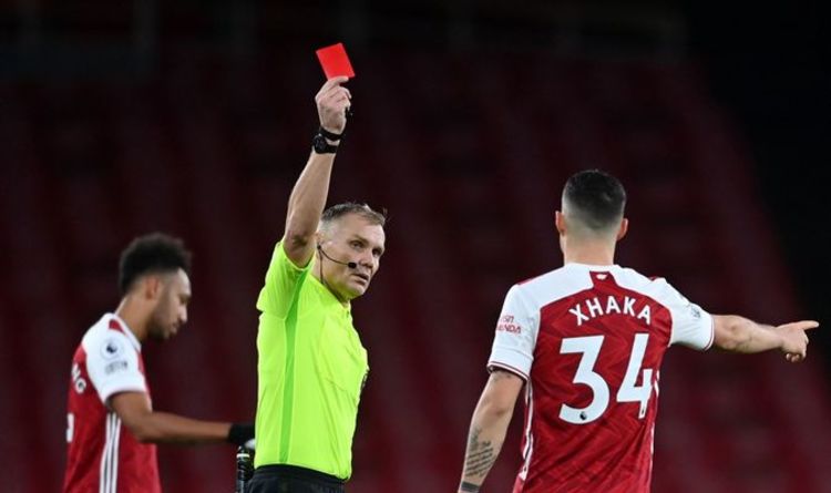 Arsenal player ratings as Aubameyang own goal and Xhaka red sees Burnley earn a 1-0 win