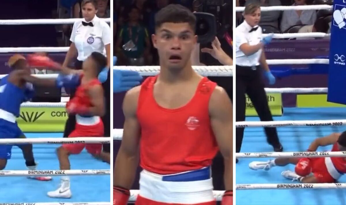 Commonwealth Games boxing ref called out for 'ludicrous' decision after vicious knockdown