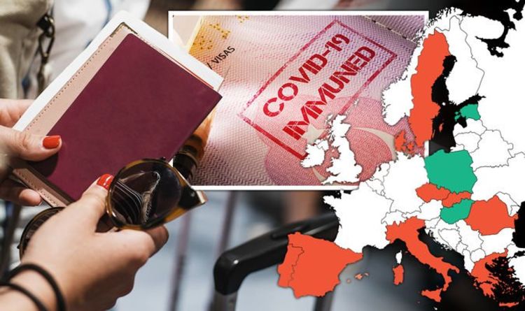 Covid vaccine passport MAPPED - 17 countries where you may need Covid jab to go on holiday