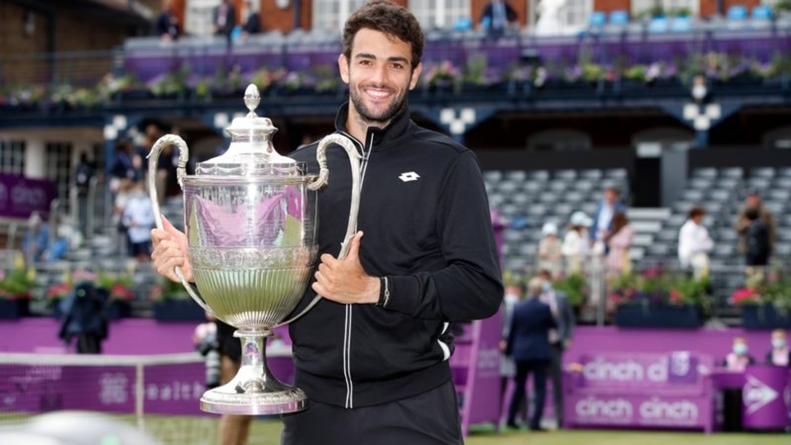 Berrettini powers to Queen's title