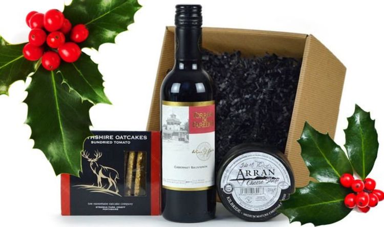 Cheese and wine hampers - four of the best cheese and wine hampers for Christmas