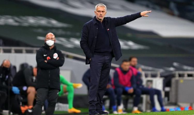 Tottenham boss Jose Mourinho reacts to Man Utd dropping out of Champions League