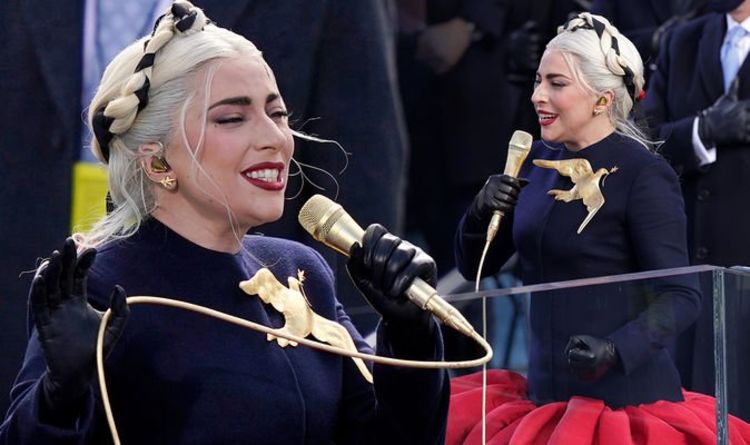 Lady Gaga bird brooch: What message is singer sending out with statement dove jewellery?