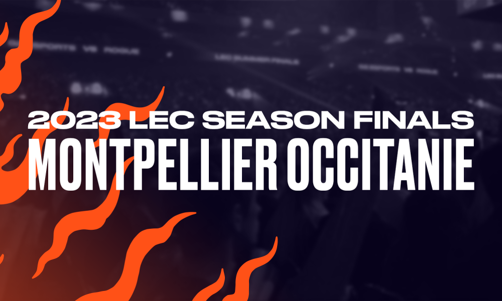 The 2023 LEC Season Finals is heading to Montpellier Occitanie!