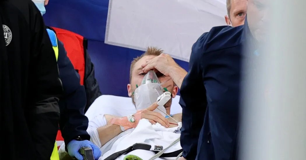 Denmark’s Christian Eriksen is stable condition but remains in the hospital.
