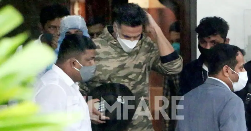 In pictures: Akshay Kumar clicked at a city airport