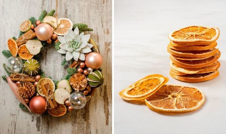 Dried fruit Christmas decorations: How to dry orange slices