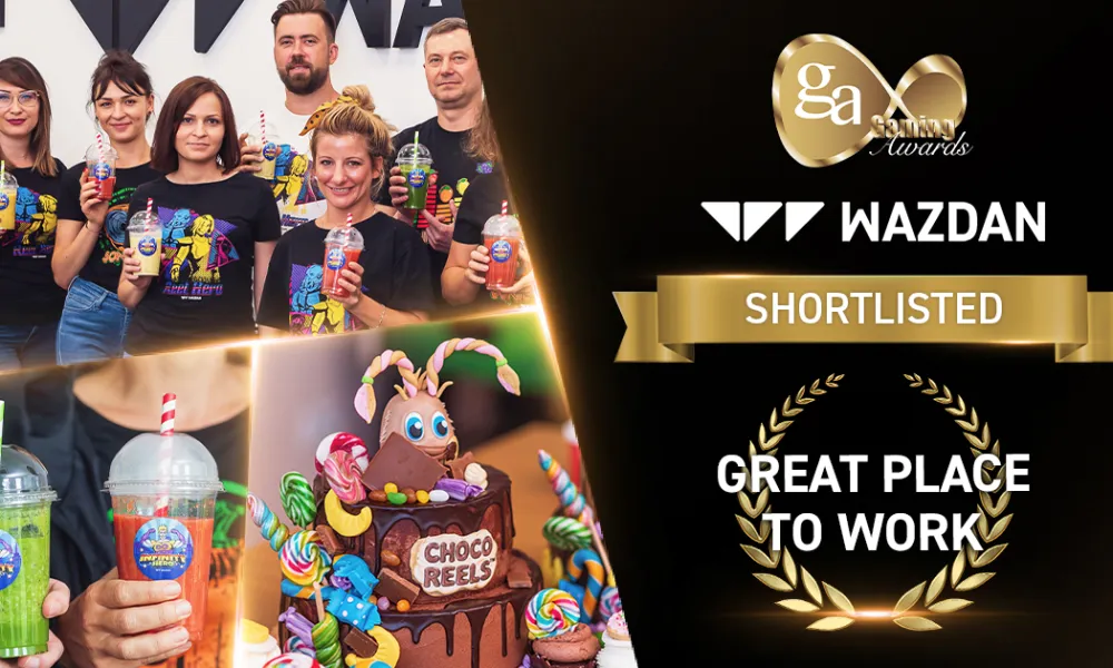 Wazdan nominated for Great Place to Work Award at International Gaming Awards