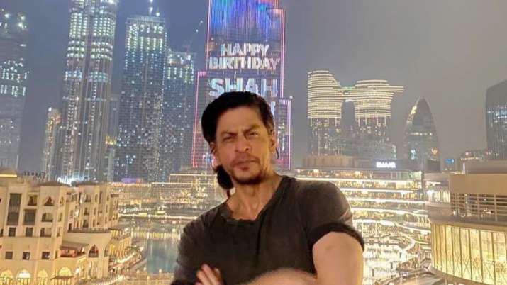 VIDEO | On Shah Rukh Khan's 55th birthday, Burj Khalifa lights up to pay tribute: My kids mighty impressed