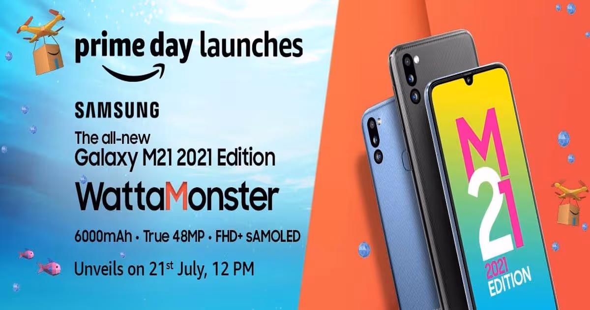 Samsung Galaxy M21 2021 Edition India launch date, specifications teased on Amazon | 91mobiles.com