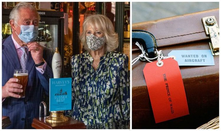 Prince Charles packs 'discreet' hand luggage tipple in case of 'danger'