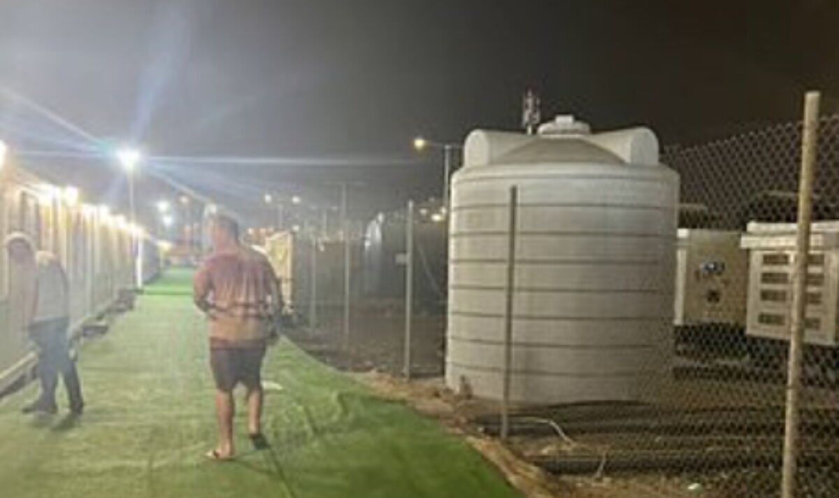 England's £172-a-night fan village 'still a building site'