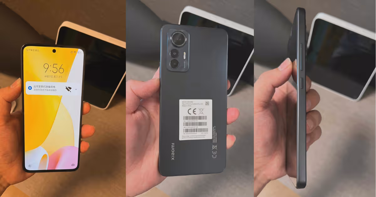Xiaomi 12 Lite leaked live images reveal design and key specifications