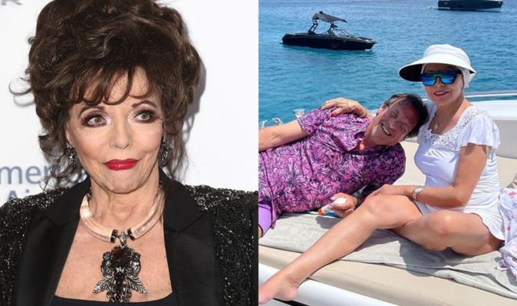 'We are all admiring your legs!' Joan Collins, 88, causes a stir with holidays snaps