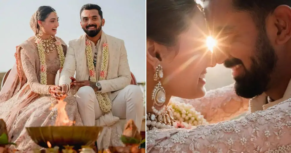 Athiya Shetty and KL Rahul release the dreamiest wedding pictures ever, check them out!
