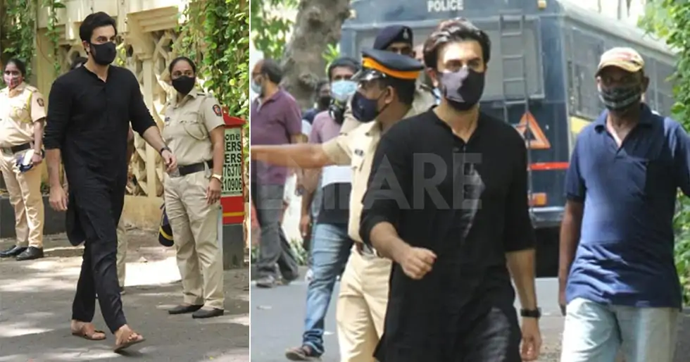 Photos: Ranbir Kapoor arrives to pay his last respects to legendary actor Dilip Kumar