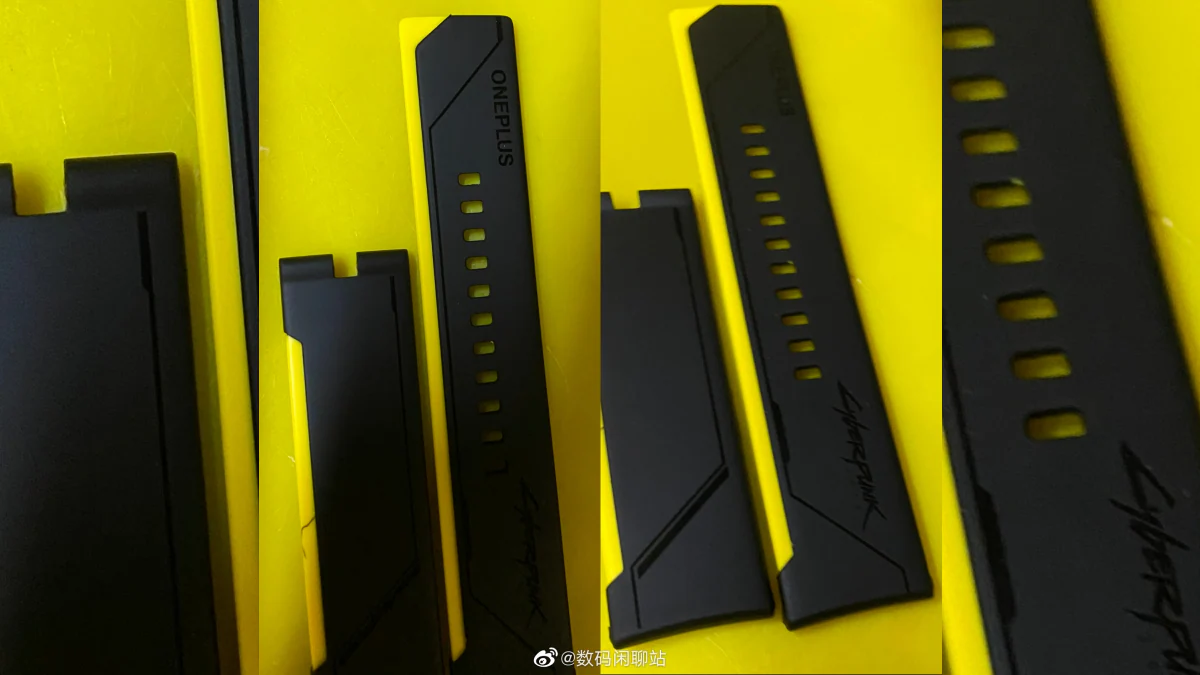 OnePlus Watch Cyberpunk 2077 Edition Tipped, Watch Straps Leak