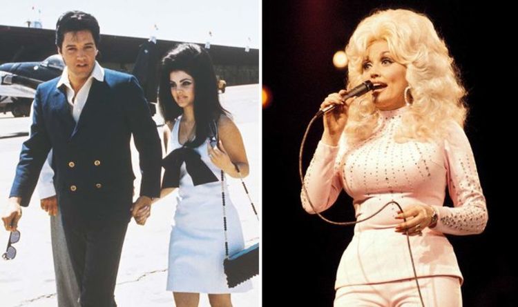 Elvis Presley sang a Dolly Parton hit song to Priscilla as they left the divorce courtroom