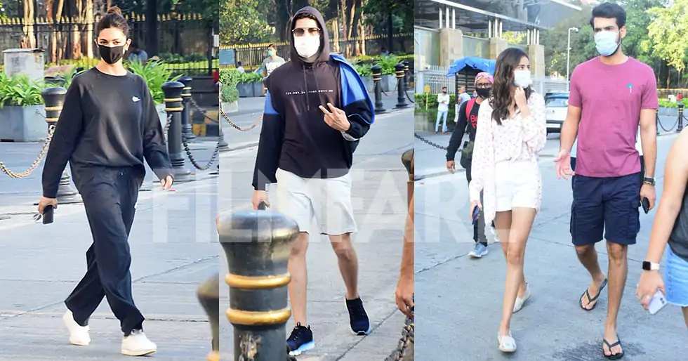 Deepika Padukone, Siddhant Chaturvedi, Ananya Panday clicked at Gateway of India