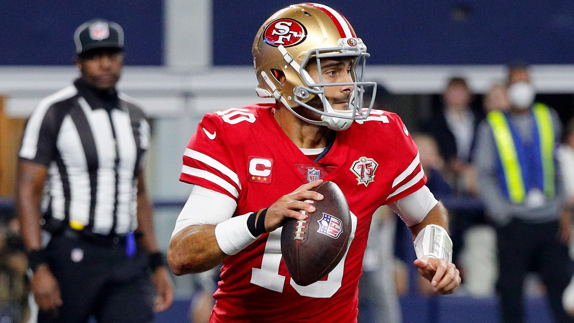 Jimmy Garoppolo injury update: 49ers QB has shoulder sprain, is expected to play vs. Packers