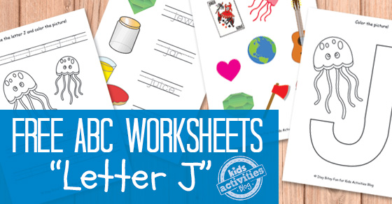Letter J Worksheets Free Kids Printable | Kids Activities Blog