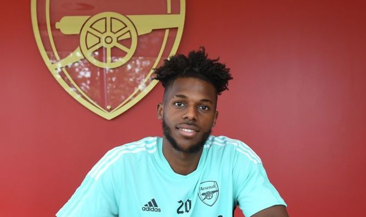 Arsenal boss Mikel Arteta reacts as Gunners confirm Nuno Tavares as first summer signing