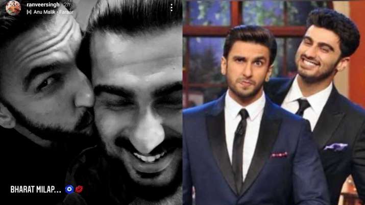 It's 'Bharat Milap' time for Arjun Kapoor & Ranveer Singh | See pic