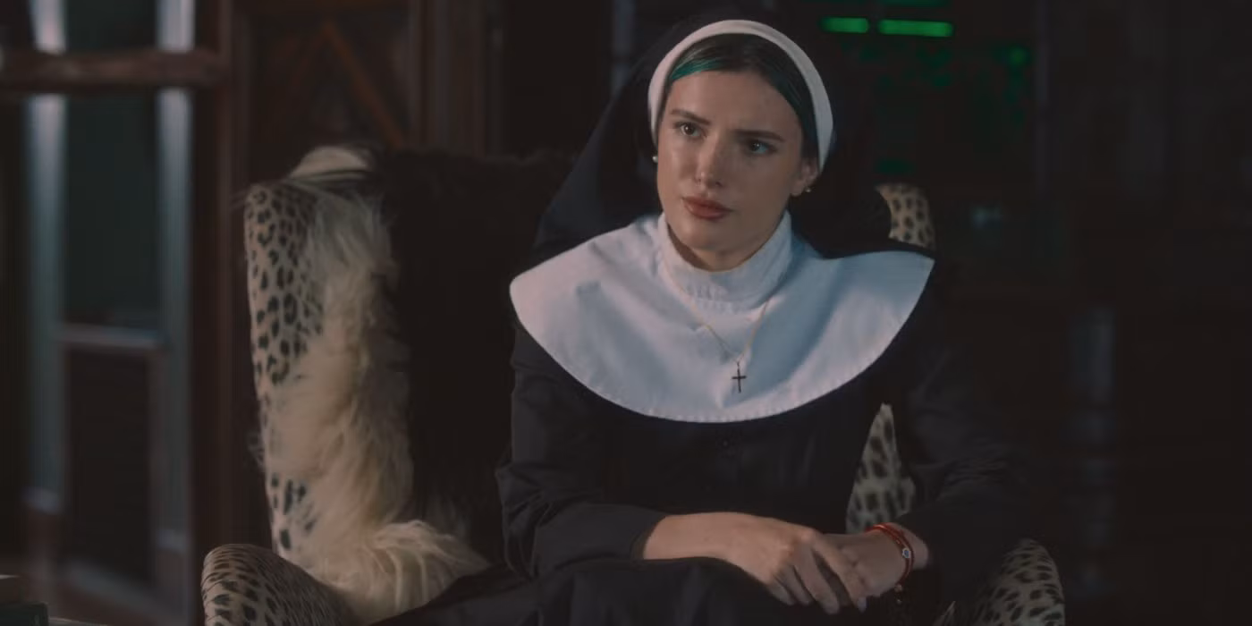 'Habit' Trailer Finds Bella Thorne Posing as a Nun With a Gun Opposite Gavin Rossdale