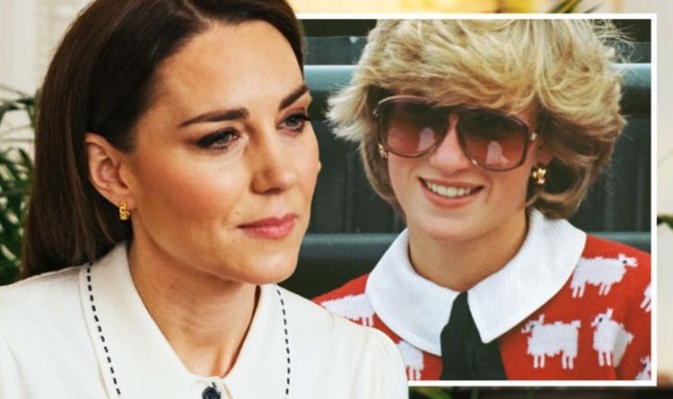 Kate Middleton channels Princess Diana with classic white collar top and hoop earrings