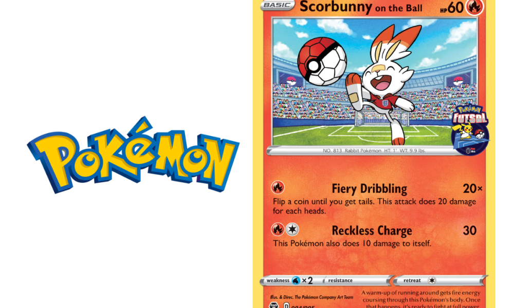 New Pokémon England Futsal trading card available at GAME from tomorrow