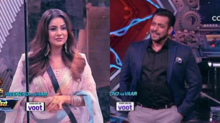 Bigg Boss 14: Salman Khan can't stop smiling as Shehnaaz Gill returns on the show, fans trend #SalNaaz