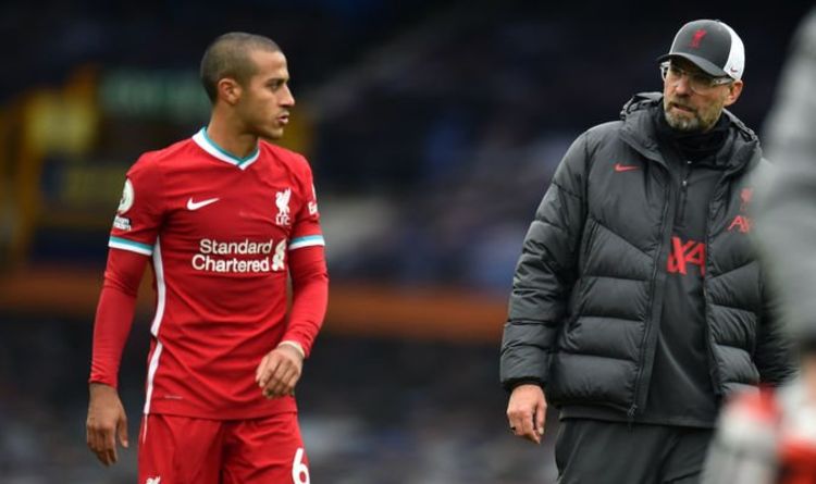 Liverpool boss Jurgen Klopp confirms whether Thiago Alcantara will face Man City
