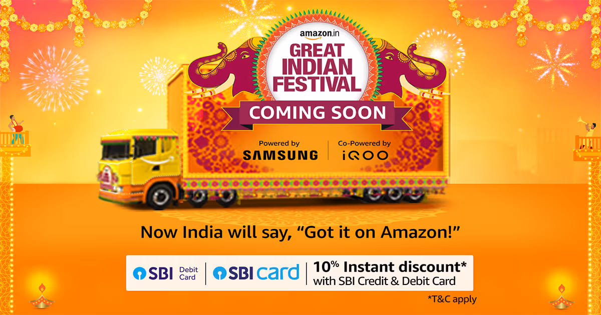 Amazon Great Indian Festival sale: How to pre-book products starting at Re 1 to secure best deals